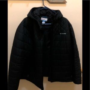 Columbia Black Puffer Coat